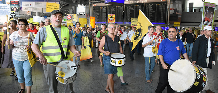 250th Monday demonstration in Frankfurt